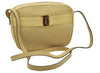 Authentic Salvatore Ferragamo Vara Shoulder Cross Bag Suede Leather Yellow 3204I