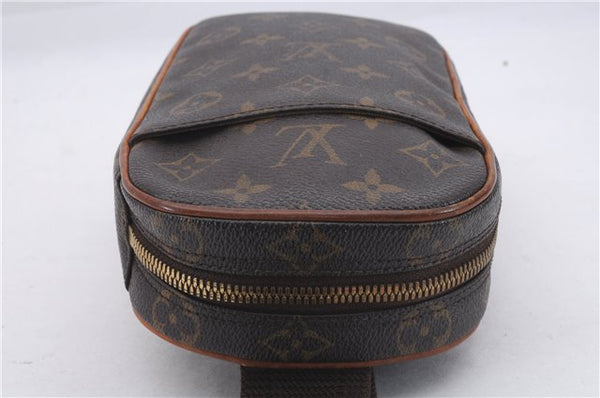 Authentic Louis Vuitton Monogram Pochette Gange Waist Waist bag M51870 LV 3207D