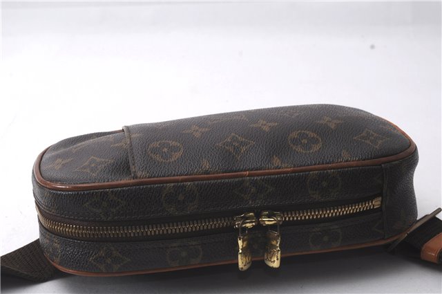 Authentic Louis Vuitton Monogram Pochette Gange Waist Waist bag M51870 LV 3207D