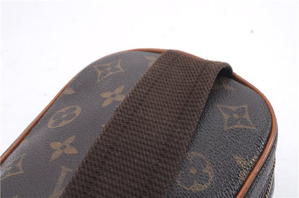 Authentic Louis Vuitton Monogram Pochette Gange Waist Waist bag M51870 LV 3207D