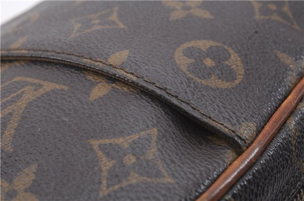 Authentic Louis Vuitton Monogram Pochette Gange Waist Waist bag M51870 LV 3207D