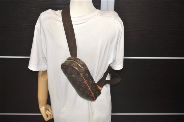 Authentic Louis Vuitton Monogram Pochette Gange Waist Waist bag M51870 LV 3207D