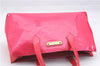 Authentic Louis Vuitton Vernis Wilshire PM Hand Bag Red Pink Bi-Color LV 3208D