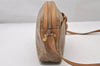 Authentic CELINE C Macadam Carriage Shoulder Cross Bag PVC Leather Beige 3209I