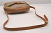 Authentic CELINE C Macadam Carriage Shoulder Cross Bag PVC Leather Beige 3209I