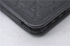 Authentic GUCCI Guccissima Leather IPad Tablet Case 283782 Black 3210D