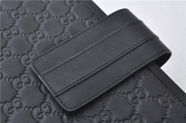 Authentic GUCCI Guccissima Leather IPad Tablet Case 283782 Black 3210D