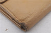 Authentic CHANEL Calf Skin CoCo Button Long Wallet Purse Beige 3211D