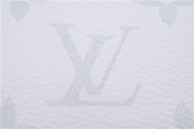 Auth Louis Vuitton Taiga Rama Portefeuille Brazza Wallet M30298 White Box 3212D