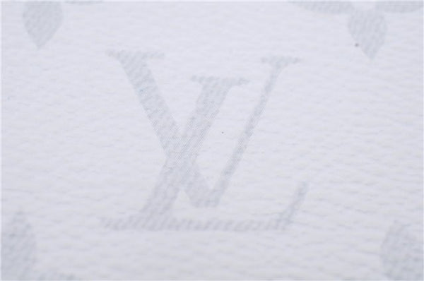 Auth Louis Vuitton Taiga Rama Portefeuille Brazza Wallet M30298 White Box 3212D