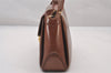 Authentic GUCCI Vintage Shoulder Cross Body Bag Purse Leather Brown 3212I
