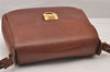 Authentic GUCCI Vintage Shoulder Cross Body Bag Purse Leather Brown 3212I