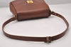 Authentic GUCCI Vintage Shoulder Cross Body Bag Purse Leather Brown 3212I