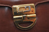 Authentic GUCCI Vintage Shoulder Cross Body Bag Purse Leather Brown 3212I