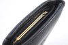 Authentic CHANEL Caviar Skin CC Logo Bifold Wallet Purse Black 3213D