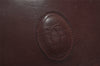 Authentic Cartier Must de Cartier Clutch Hand Bag Leather Bordeaux Red 3213I