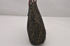 Authentic FENDI Zucca Shoulder Tote Bag Nylon Leather Purse Brown 3215I