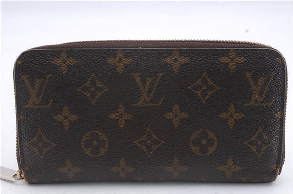 Authentic Louis Vuitton Monogram Zippy Wallet Long Purse M60017 LV Junk 3216D