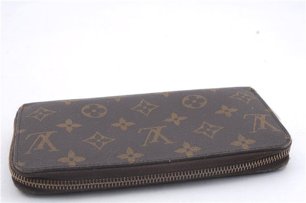 Authentic Louis Vuitton Monogram Zippy Wallet Long Purse M60017 LV Junk 3216D