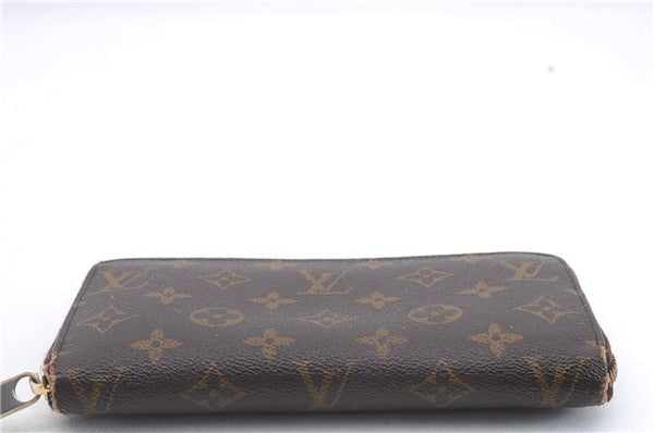 Authentic Louis Vuitton Monogram Zippy Wallet Long Purse M60017 LV Junk 3216D