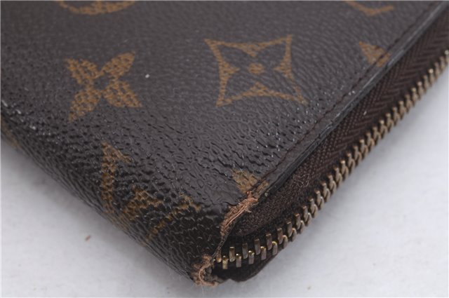 Authentic Louis Vuitton Monogram Zippy Wallet Long Purse M60017 LV Junk 3216D