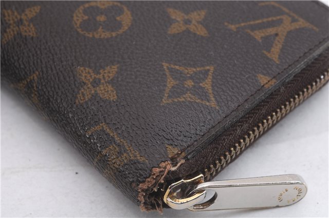 Authentic Louis Vuitton Monogram Zippy Wallet Long Purse M60017 LV Junk 3216D