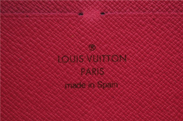 Auth Louis Vuitton Monogram Multicolor Zippy Wallet Purse Black M60243 Box 3217D