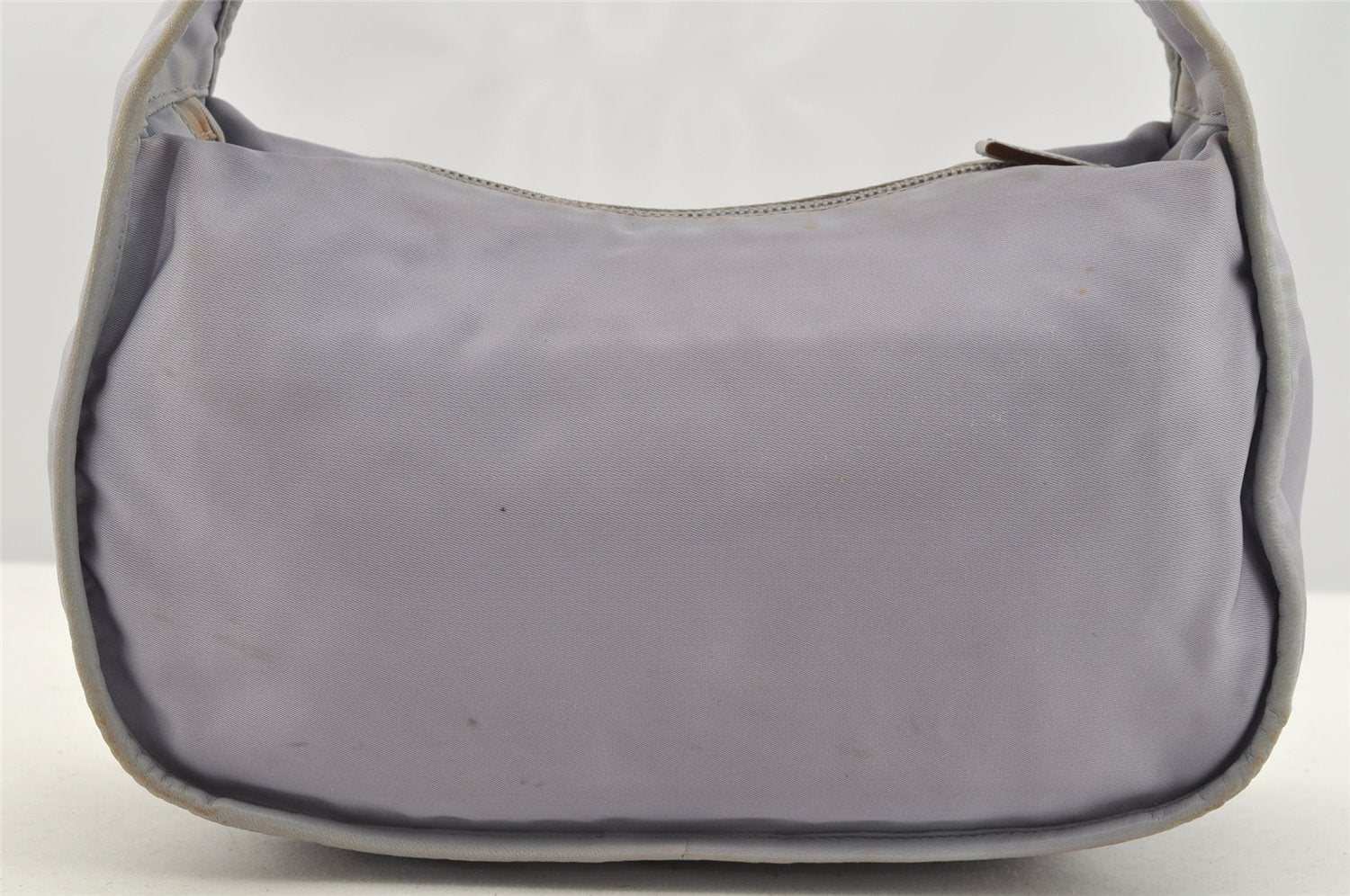 Authentic PRADA TESSUTO EGG Nylon Leather Shoulder Hand Bag BR0744 Purple 3219I