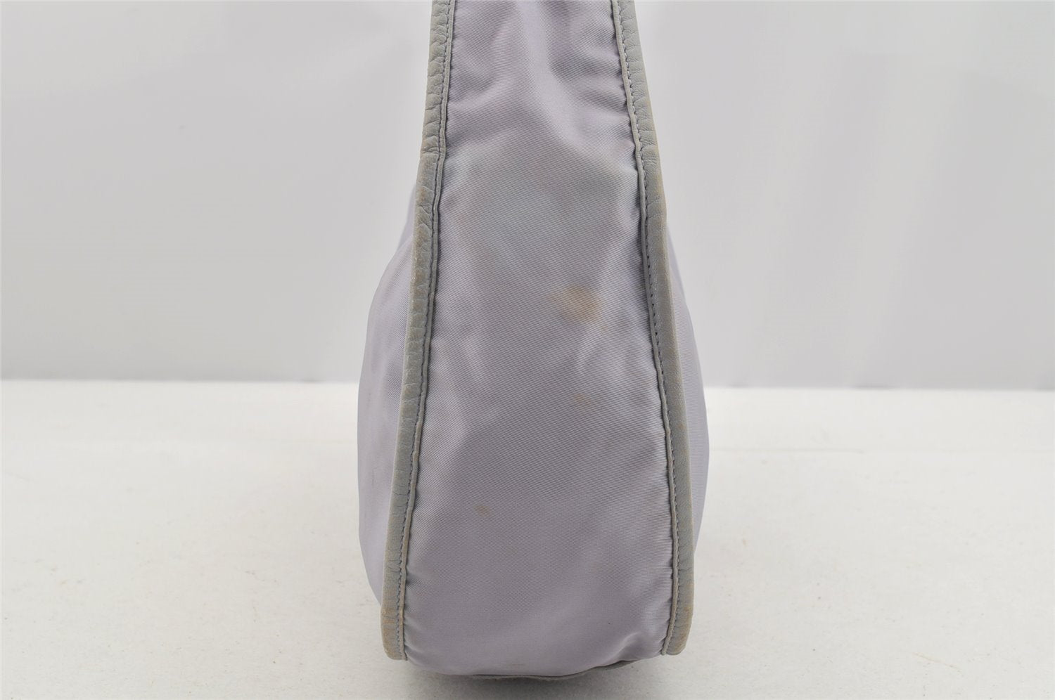 Authentic PRADA TESSUTO EGG Nylon Leather Shoulder Hand Bag BR0744 Purple 3219I