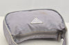 Authentic PRADA TESSUTO EGG Nylon Leather Shoulder Hand Bag BR0744 Purple 3219I