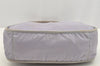 Authentic PRADA TESSUTO EGG Nylon Leather Shoulder Hand Bag BR0744 Purple 3219I