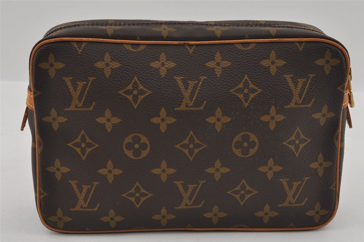 Authentic Louis Vuitton Monogram Compiegne 23 Clutch Hand Bag M51847 LV 3220I