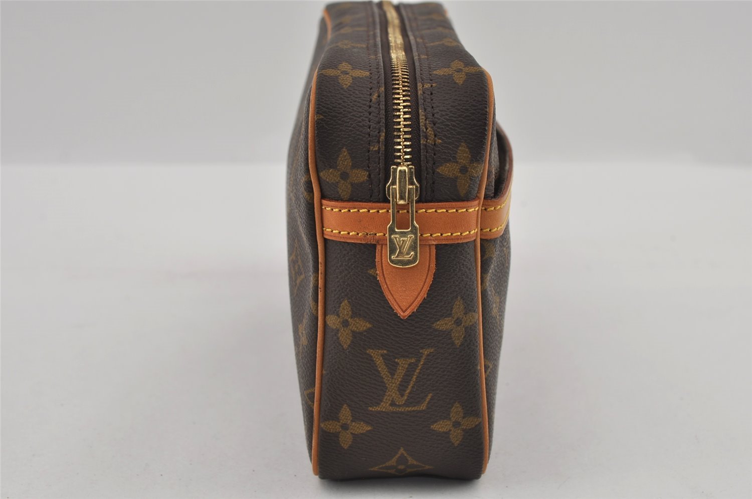 Authentic Louis Vuitton Monogram Compiegne 23 Clutch Hand Bag M51847 LV 3220I