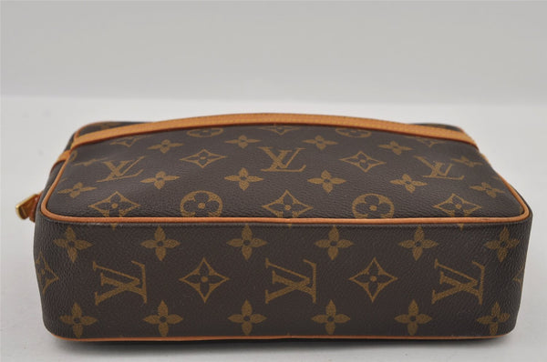 Authentic Louis Vuitton Monogram Compiegne 23 Clutch Hand Bag M51847 LV 3220I