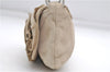 Authentic YVES SAINT LAURENT Rive Gauche Nadja Suede Hand Bag 113719 Ivory 3222D