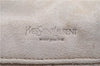 Authentic YVES SAINT LAURENT Rive Gauche Nadja Suede Hand Bag 113719 Ivory 3222D