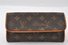 Authentic Louis Vuitton Monogram Pochette Twin PM Shoulder Bag M51854 LV 3222I