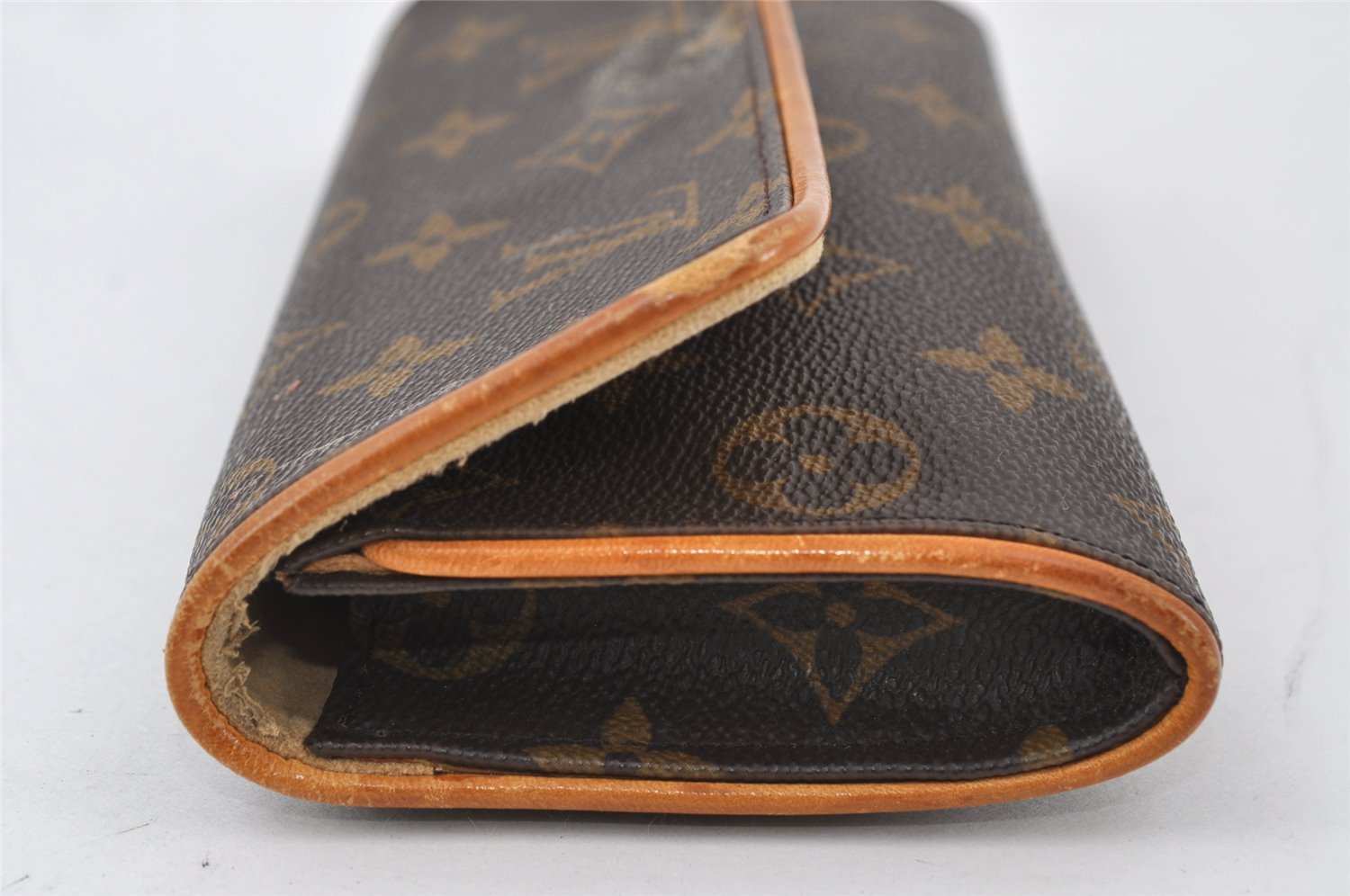 Authentic Louis Vuitton Monogram Pochette Twin PM Shoulder Bag M51854 LV 3222I