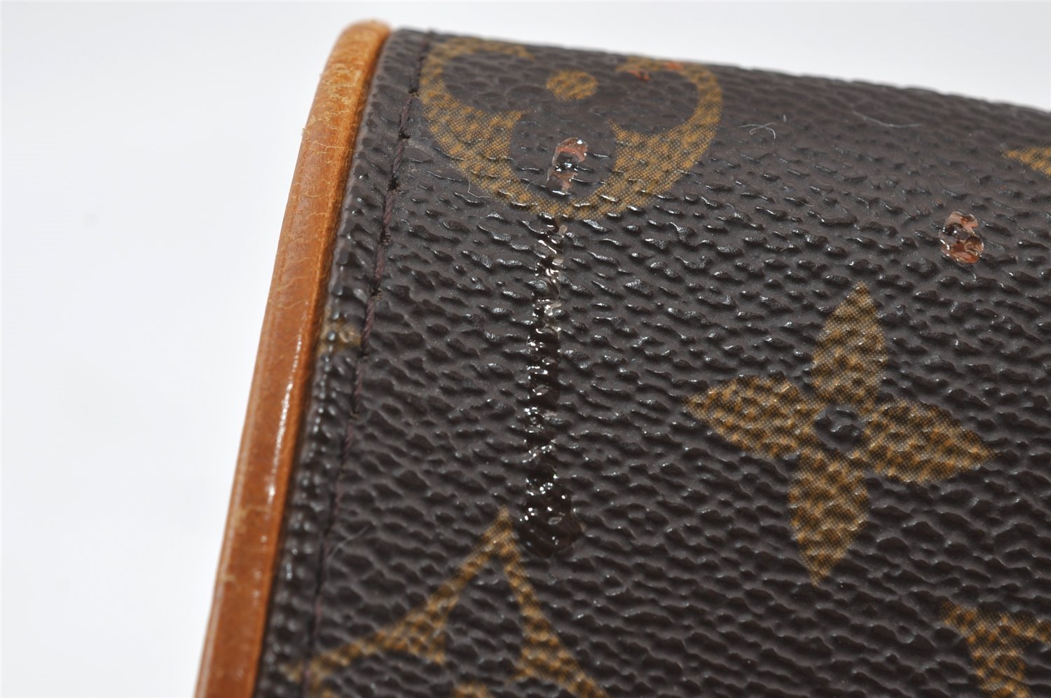 Authentic Louis Vuitton Monogram Pochette Twin PM Shoulder Bag M51854 LV 3222I