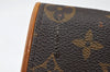 Authentic Louis Vuitton Monogram Pochette Twin PM Shoulder Bag M51854 LV 3222I