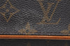 Authentic Louis Vuitton Monogram Pochette Twin PM Shoulder Bag M51854 LV 3222I