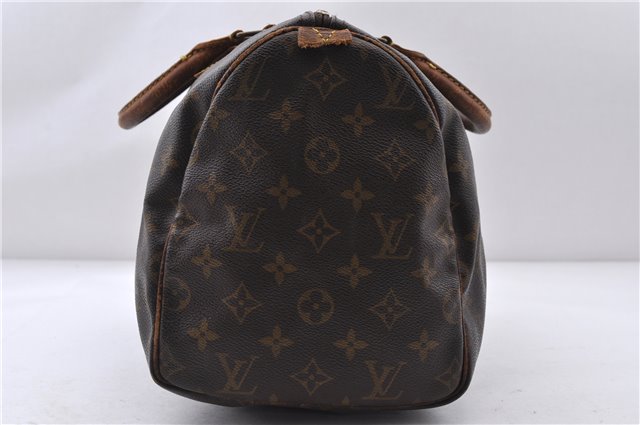 Authentic LOUIS VUITTON Monogram Speedy 30 Hand Bag M41526 LV 3225C