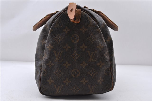 Authentic LOUIS VUITTON Monogram Speedy 30 Hand Bag M41526 LV 3225C