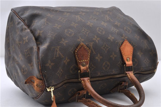 Authentic LOUIS VUITTON Monogram Speedy 30 Hand Bag M41526 LV 3225C