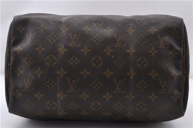 Authentic LOUIS VUITTON Monogram Speedy 30 Hand Bag M41526 LV 3225C