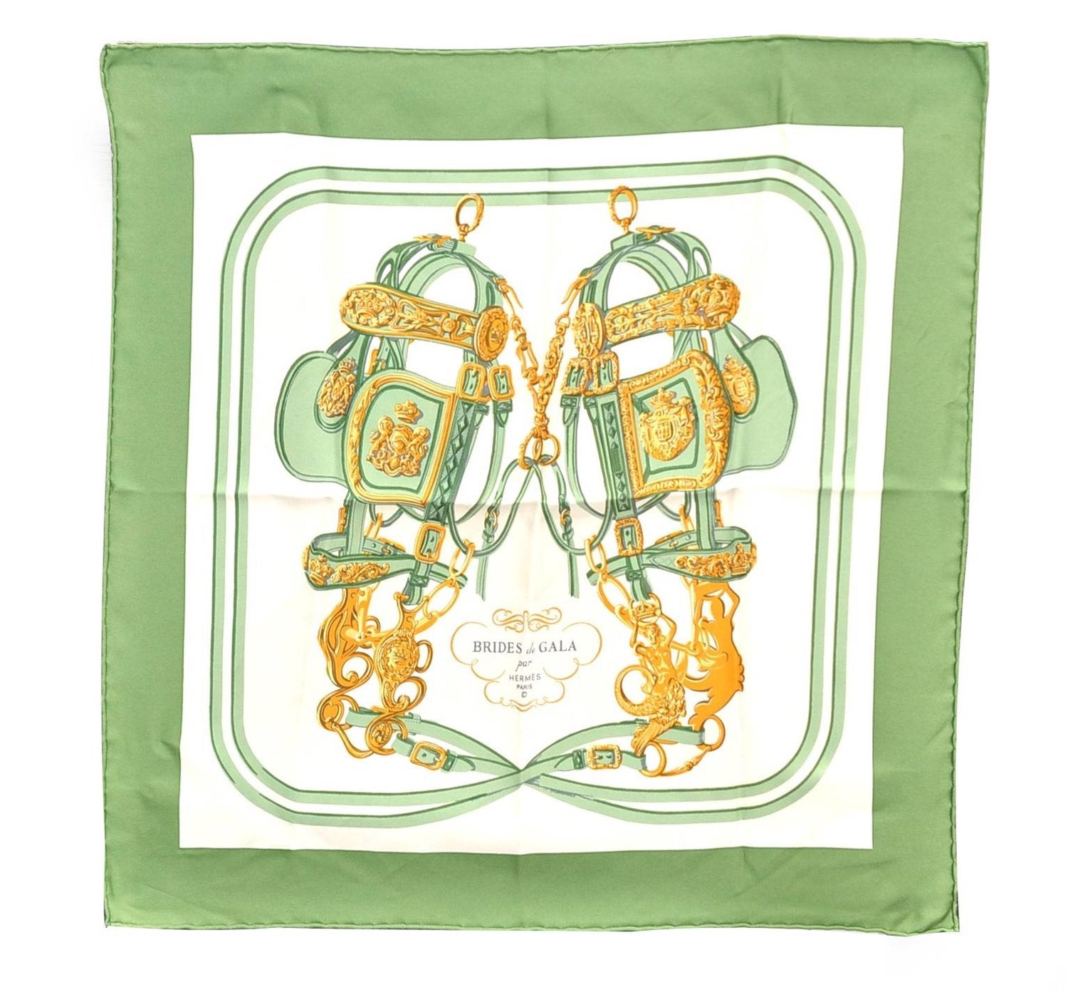 Auth HERMES Petit Carre 40 Scarf Handkerchief 