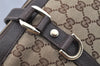 Authentic GUCCI Abbey Shoulder Tote Bag GG Canvas Leather 141470 Brown 3226I