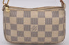 Authentic Louis Vuitton Damier Azur Mini Pochette Accessoires N58010 Pouch 3227I