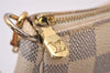 Authentic Louis Vuitton Damier Azur Mini Pochette Accessoires N58010 Pouch 3227I