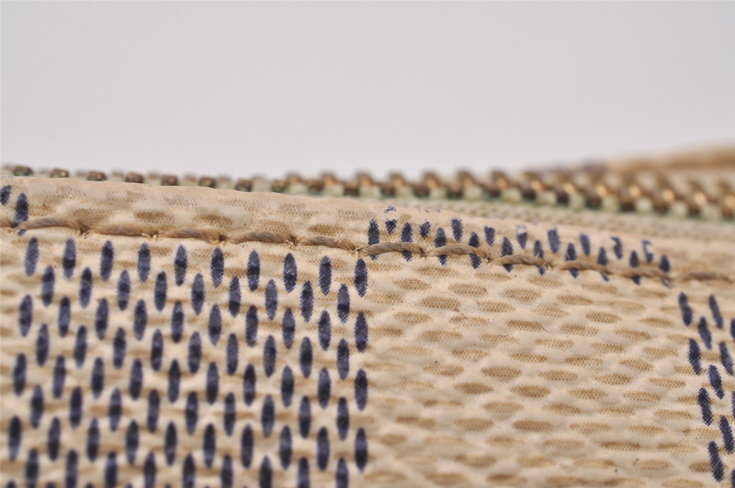 Authentic Louis Vuitton Damier Azur Mini Pochette Accessoires N58010 Pouch 3227I